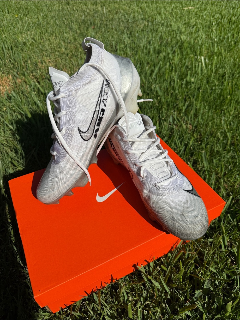 Nike - Air Zoom Vapor Elite 1 'White Bright Crimson Metallic Silver size 8